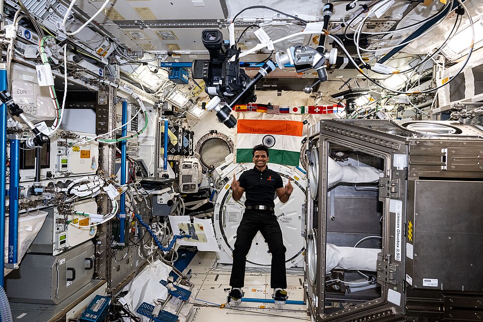 Shubhanshu Shukla aboard the International Space Station